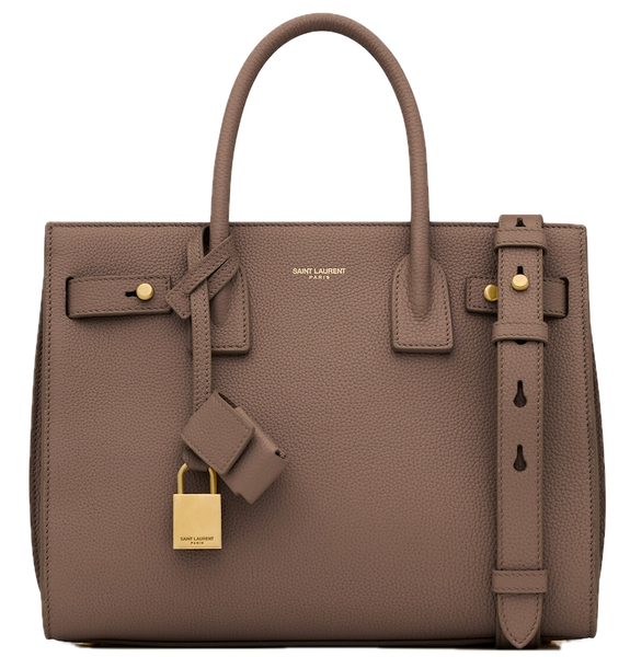  Túi Nữ Saint Laurent Sac De Jour Baby In Leather 'Noisette' 