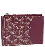  Ví Goyard Bourbon Zipped Card Holder 'Burgundy' 