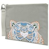  Ví Nam Kenzo Tiger Large Common Clutch 'Gray' 
