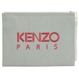  Ví Nam Kenzo Tiger Large Common Clutch 'Gray' 