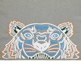  Ví Nam Kenzo Tiger Large Common Clutch 'Gray' 
