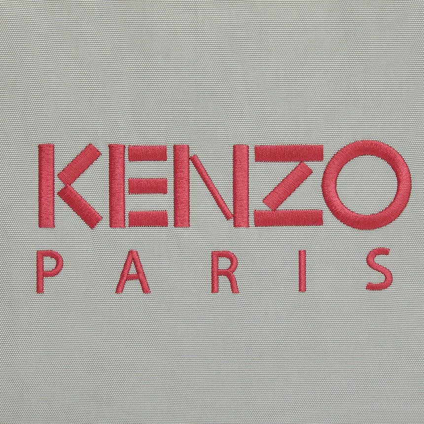  Ví Nam Kenzo Tiger Large Common Clutch 'Gray' 