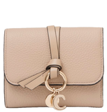  Ví Nữ Chloe Small Alphabet Tri-Fold 'Floral Grey' 