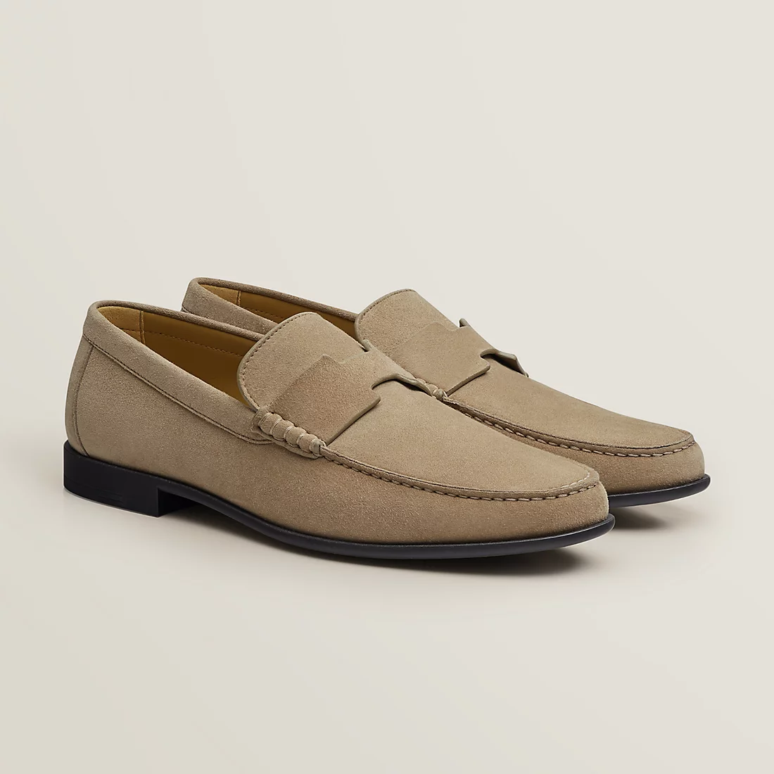  Giày Nam Hermes Duke Loafer 'Beige Sable' 