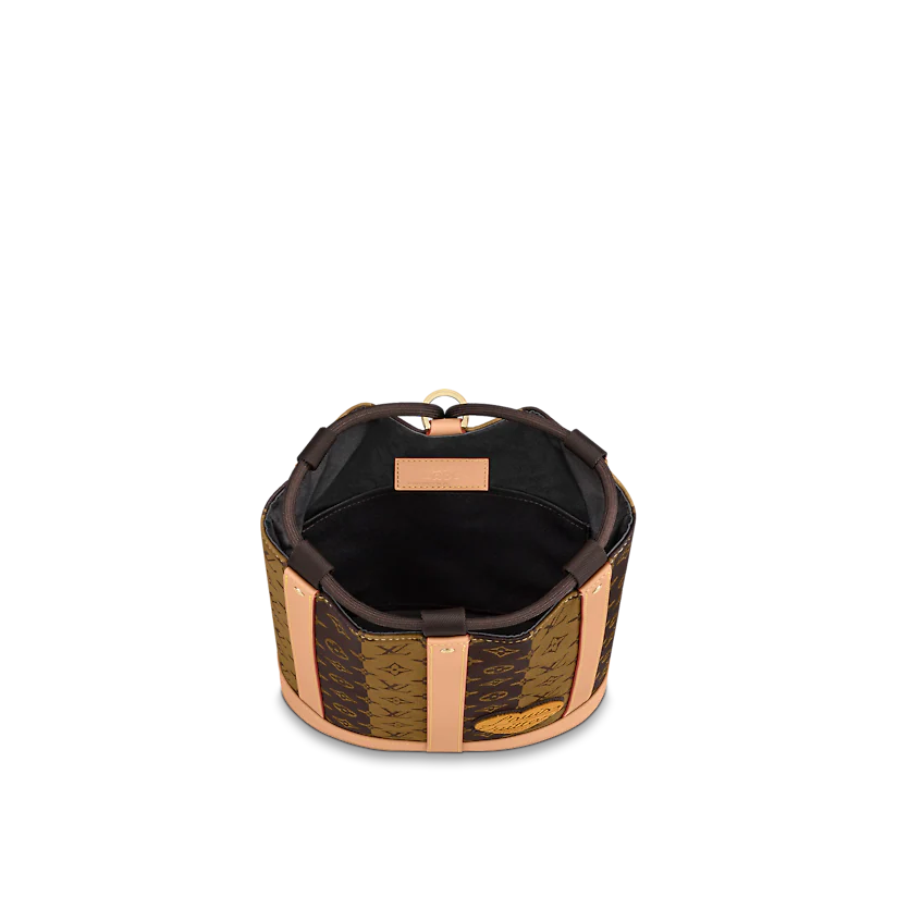 Túi Nam Louis Vuitton Randonnee Messenger Monogram Stripes 'Brown Canvas' 