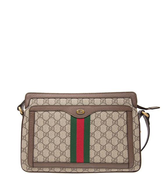  Túi Nam Gucci GG Supreme Medium Shoulder Bag 'Beige' 