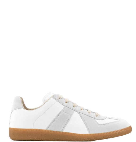  Giày Nam Maison Margiela Calfskin Replica Sneakers 'White Grey' 