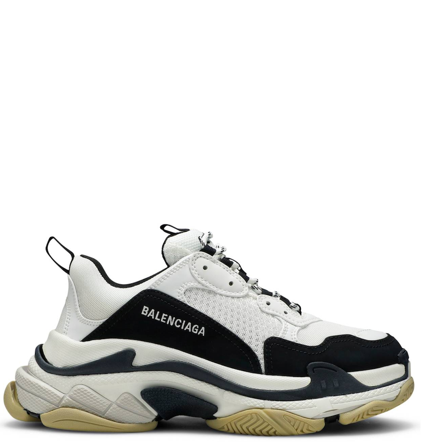 Balenciaga Triple S White Black Red Mens  533882W09E19000  US