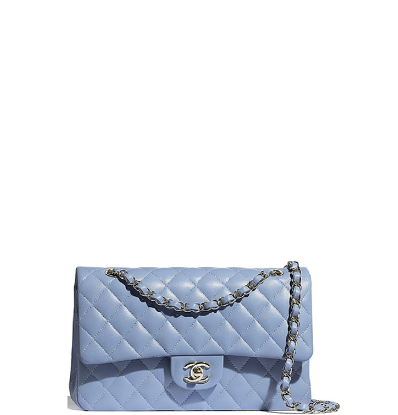  Túi Nữ Chanel Classic Handbag Lambskin Sky 'Blue' 