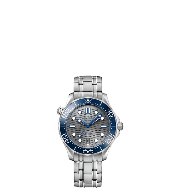  Đồng Hồ Nam Omega Seamaster Automatic 'Grey Dial Silver' 