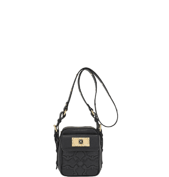  Túi Nữ Salvatore Ferragamo Gancini Camera Case 'Black' 