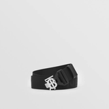  Thắt Lưng Nam Burberry Monogram Motif and Logo Webbed Jacquard Belt 'Black' 