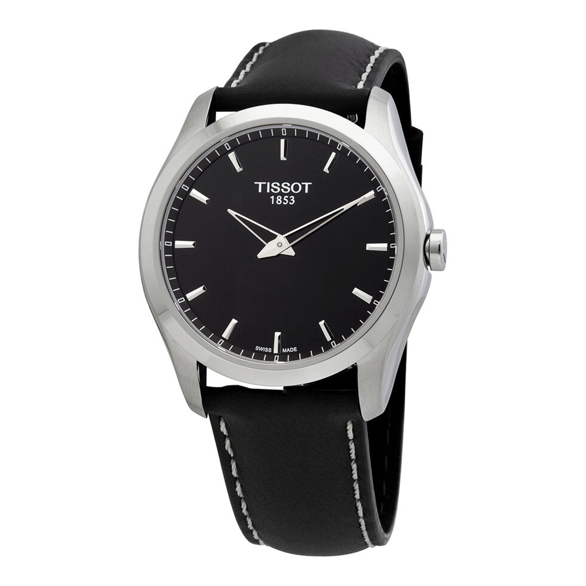  Đồng Hồ Nam Tissot Couturier Quartz 'Black' Dial 