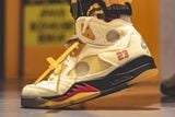  Giày Nike Air Jordan 5 Retro Off-White 'Sail' 