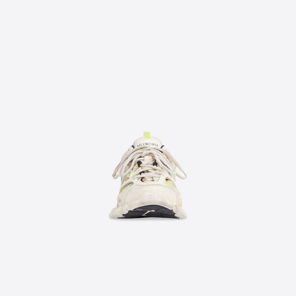  Giày Balenciaga Track Worn Out In White 'Fluo Yellow' 