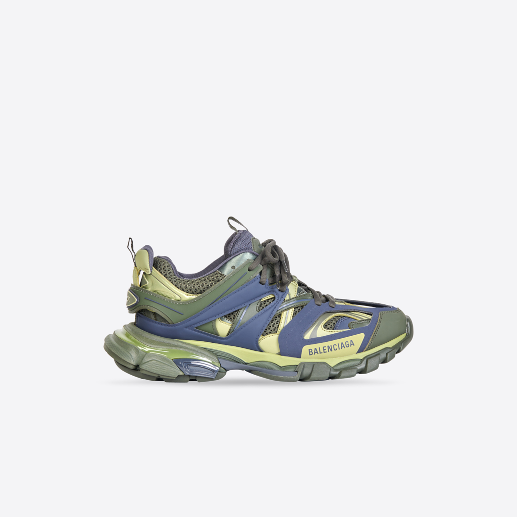  Giày Balenciaga Track Green 'Navy Yellow' 