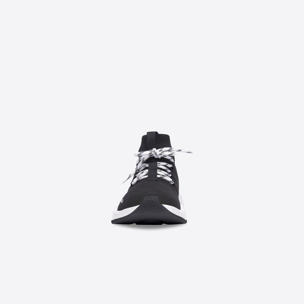 Giày Nam Balenciaga Speed Lace-Up Sneaker 'Black White' 