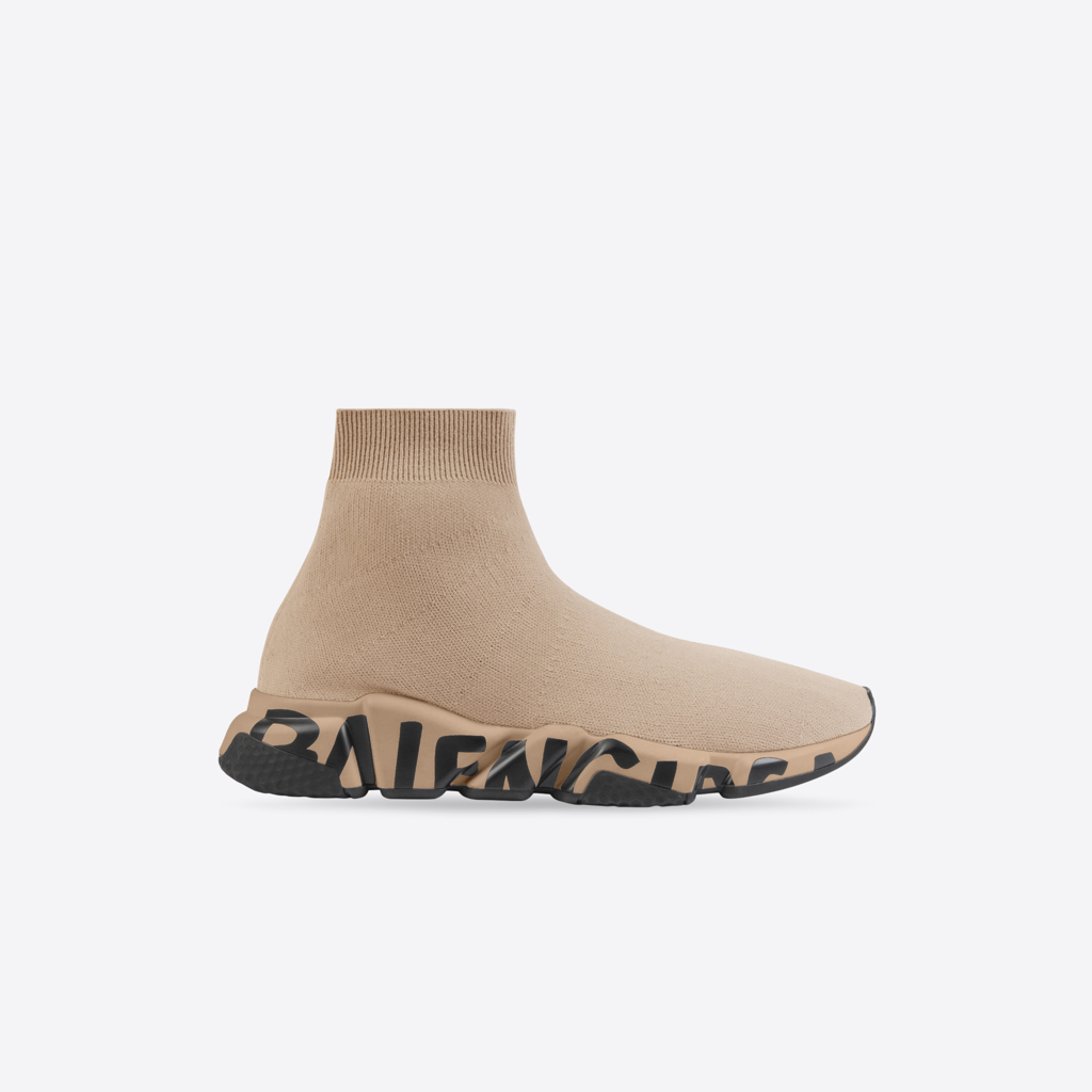  Giày Nam Balenciaga Speed 'Beige Black' 