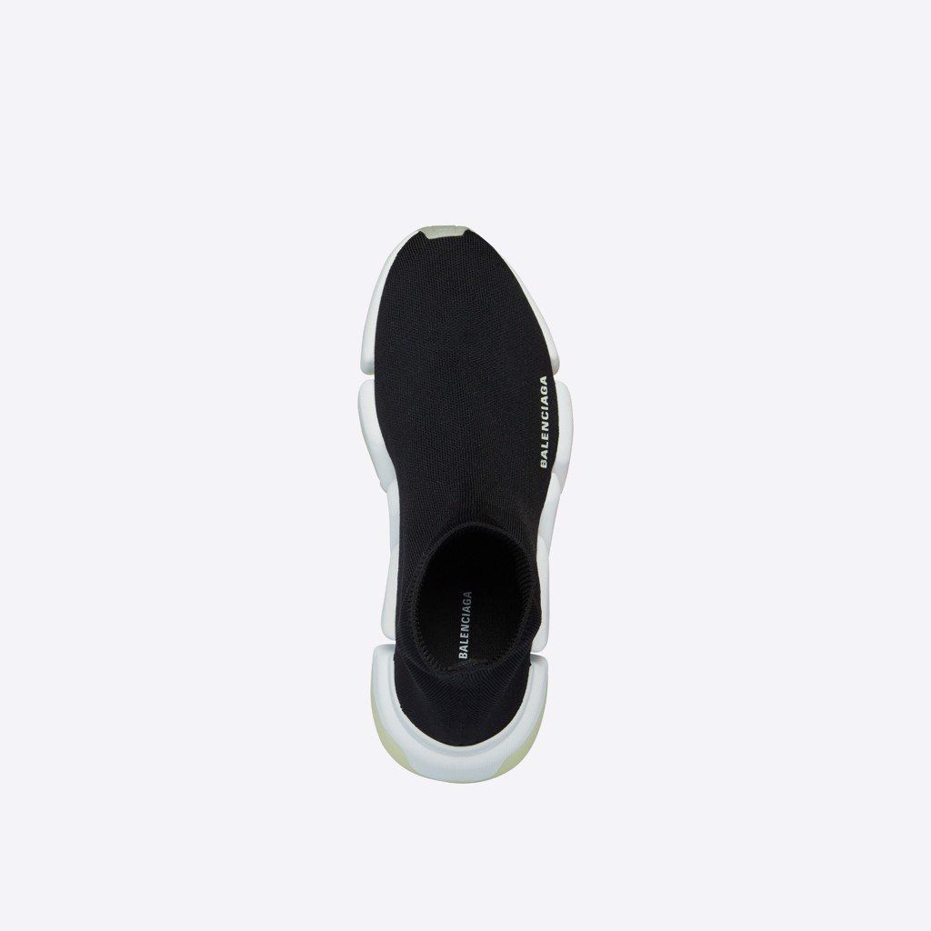  Giày Balenciaga Speed 2.0 Recycled Trainers Glow In The Dark 'Black' 