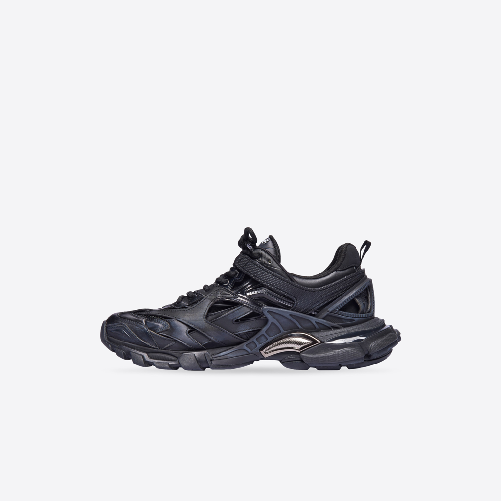 Balenciaga Track2 Open Sneakers  Black for Men