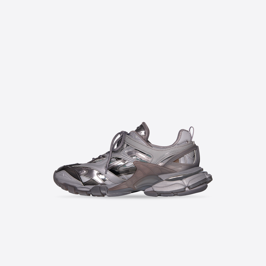  Giày Balenciaga Track.2 Sneaker Clear Sole 'Gray' 