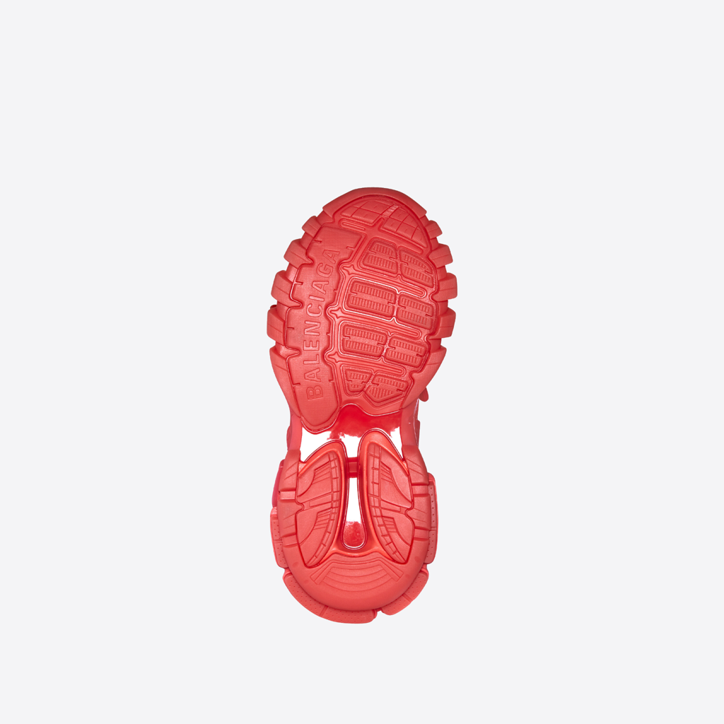 Balenciaga Track.2 Clear Sole Red