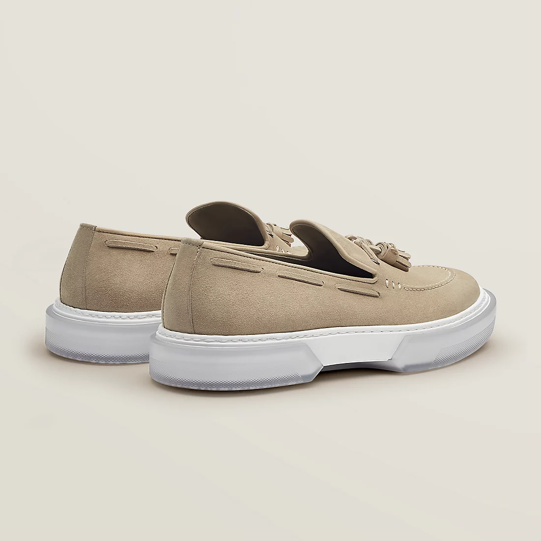  Giày Nam Hermes Ecoutes Loafer 'Beige Sable' 