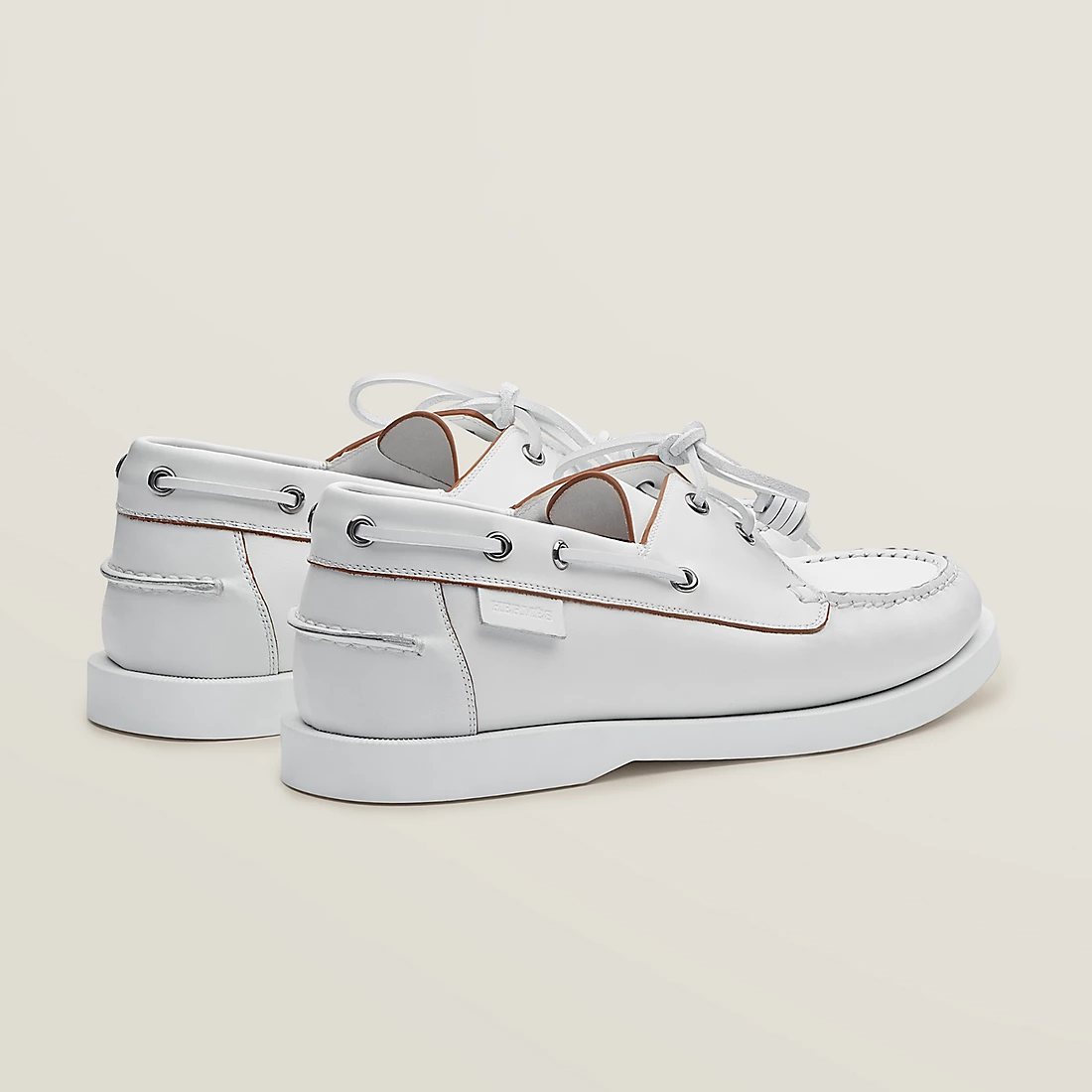  Giày Nam Hermes Ecoutille Loafer 'Blanc' 