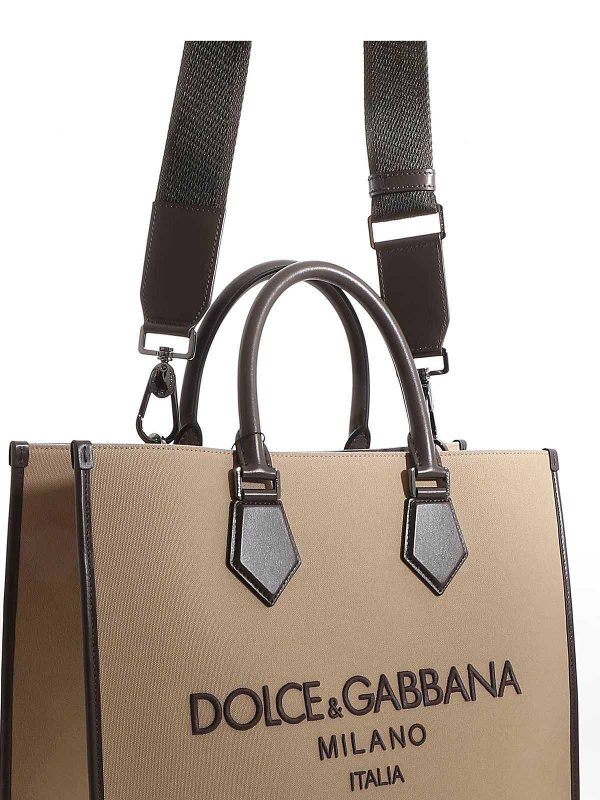 Túi Nữ Dolce & Gabbana Embroidered Logo 'Tan' BM1796AO9978C701 – LUXITY