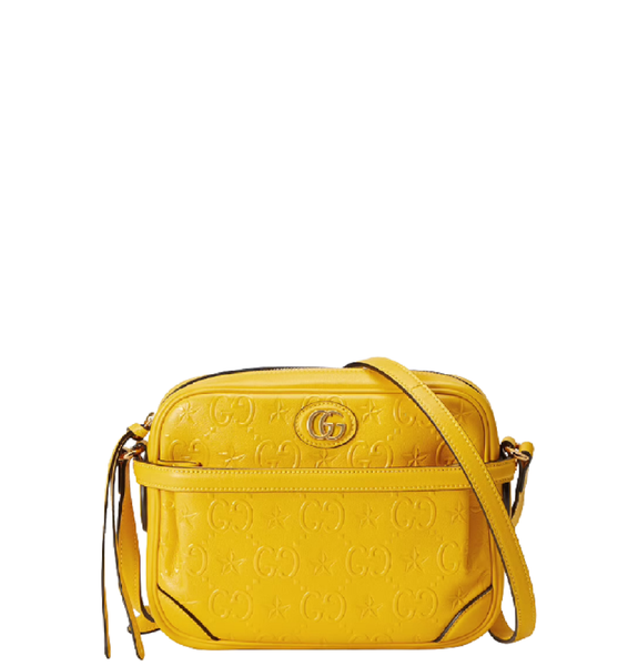  Túi Nữ Gucci Small GG Star Shoulder 'Yeallow Leather' ‎ 