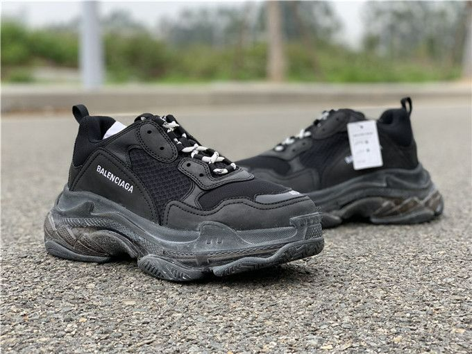  Giày Balenciaga Triple S Sneaker 'Triple Black' 2019 