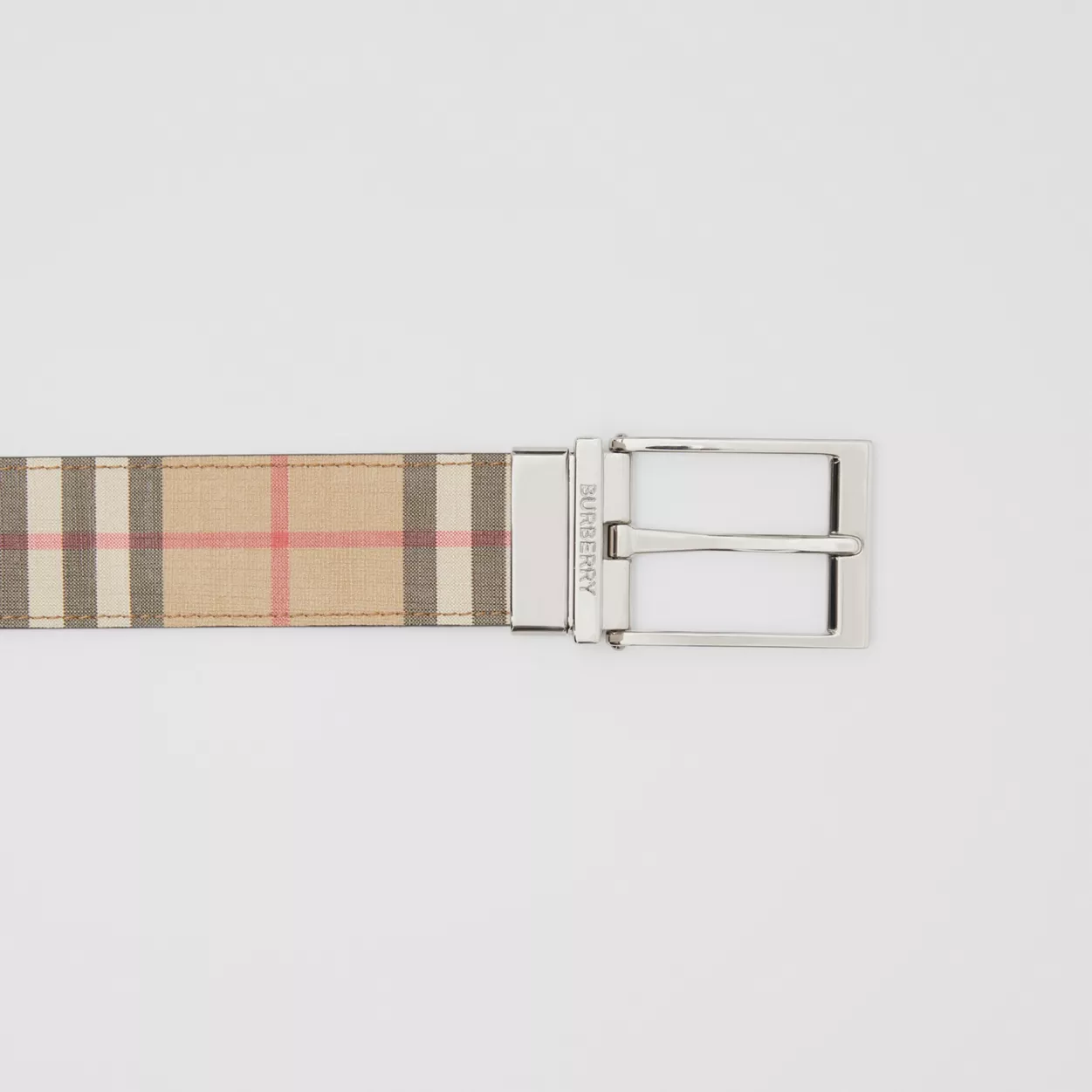  Thắt Lưng Nam Burberry Reversible Vintage Check 'Archive Beige' 