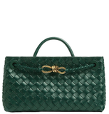  Túi Nữ Bottega Veneta Small East West Andiamo 'Emerald Green' 
