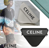  Túi Nữ Celine Calfskin Lambskin 2WAY Plain Leather Logo 'Black' 