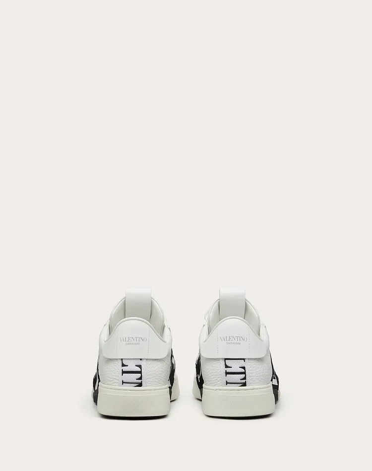 Giày Nam Valentino VL7N Low Top Calfskin 'Black White' 