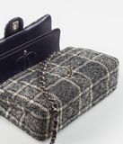  Túi Nữ Chanel Classic Handbag 'Black Navy Blue Ecru' 