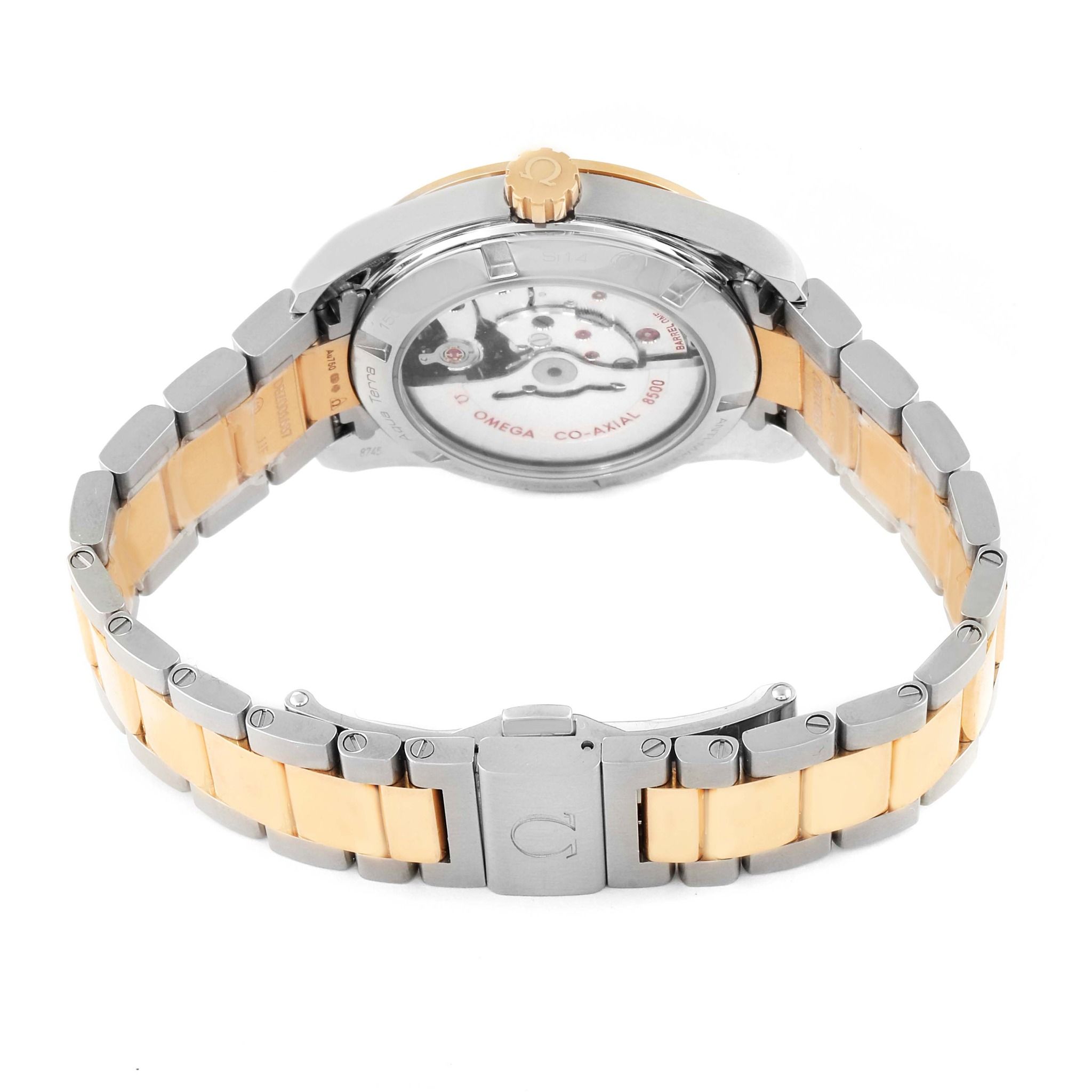  Đồng Hồ Nam Omega Seamaster Aqua Terra Diamond White Mother of Pearl Dial 'Silver' 
