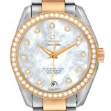  Đồng Hồ Nam Omega Seamaster Aqua Terra Diamond White Mother of Pearl Dial 'Silver' 