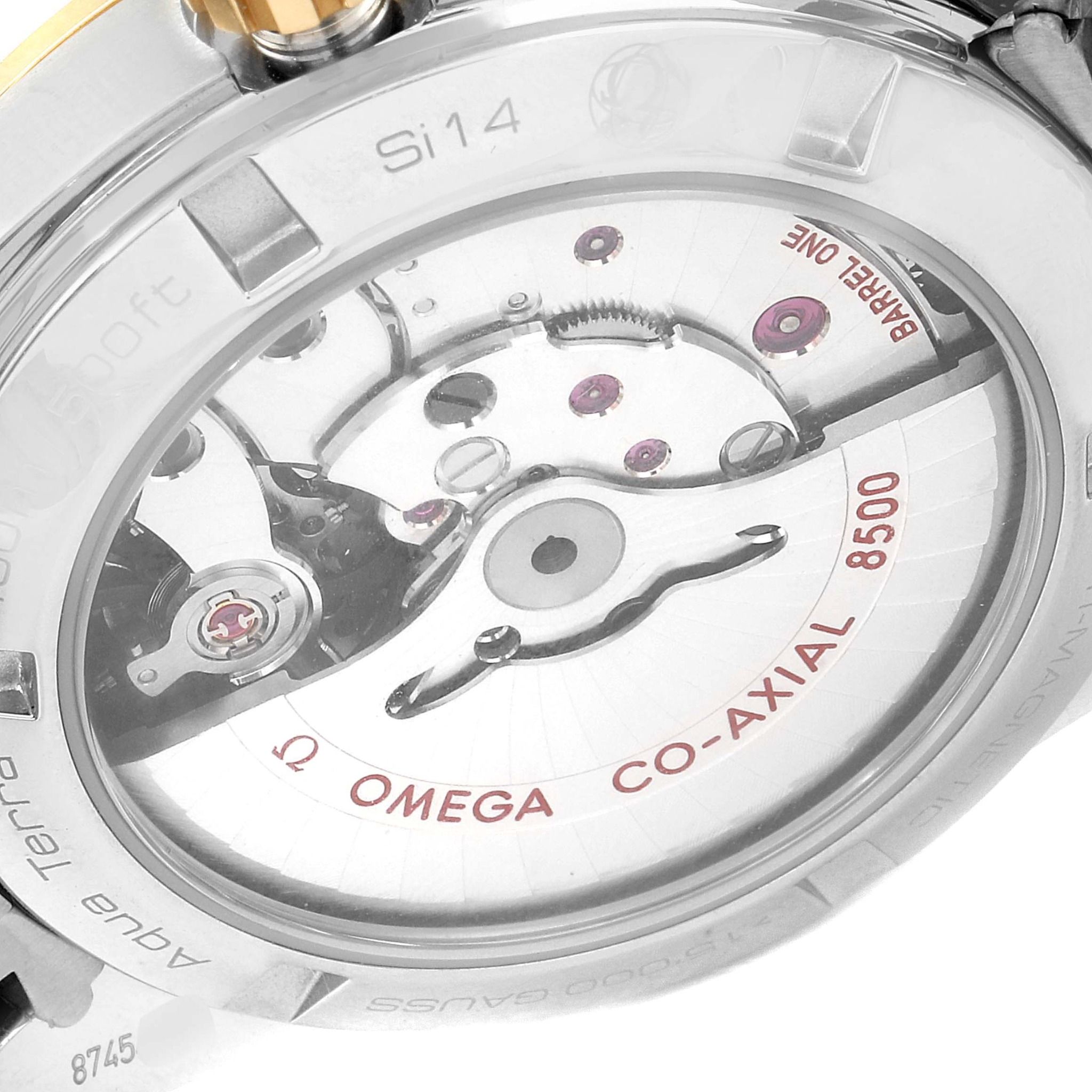  Đồng Hồ Nam Omega Seamaster Aqua Terra Diamond White Mother of Pearl Dial 'Silver' 