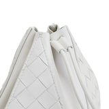  Túi Nữ Bottega Veneta The Mini Knot Intrecciato Leather Pouch 'White' 