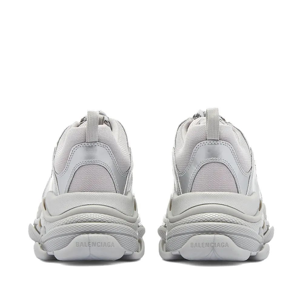  Giày Nam Balenciaga Triple S Sneaker 'Silver Metallic' 