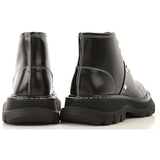  Giày Nữ Alexander McQueen Luxury Fashion Negro Botines 'Black' 