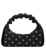  Túi Nữ Alexander Wang Hotfix Scrunchie Mini Bag In Satin 'Black' 