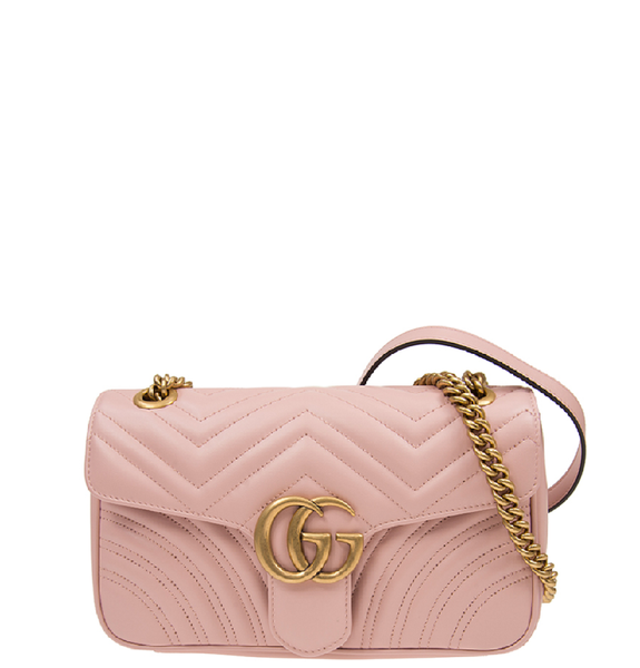  Túi Nữ Gucci GG Marmont Matelasse Shoulder Bag 'Pink' 