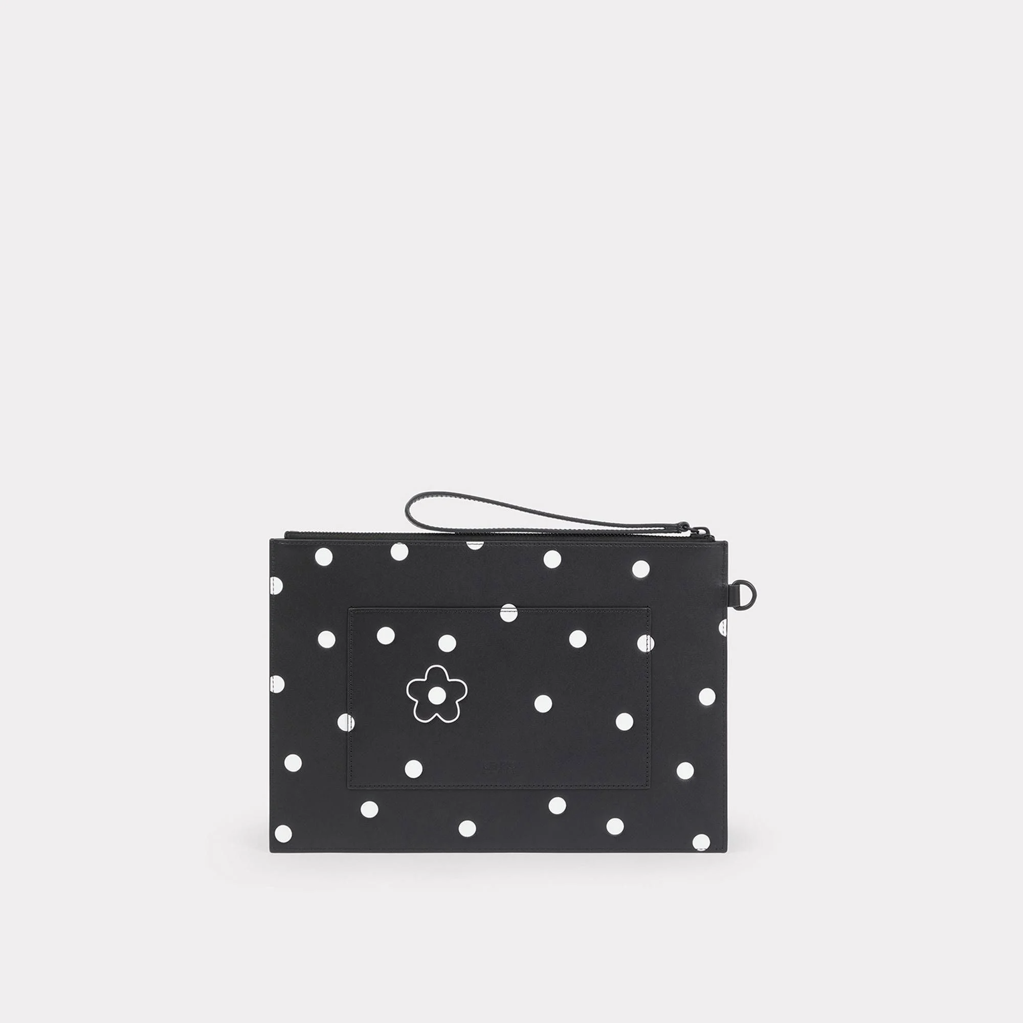  Túi Nam Kenzo Stamp Large Leather 'Black' 