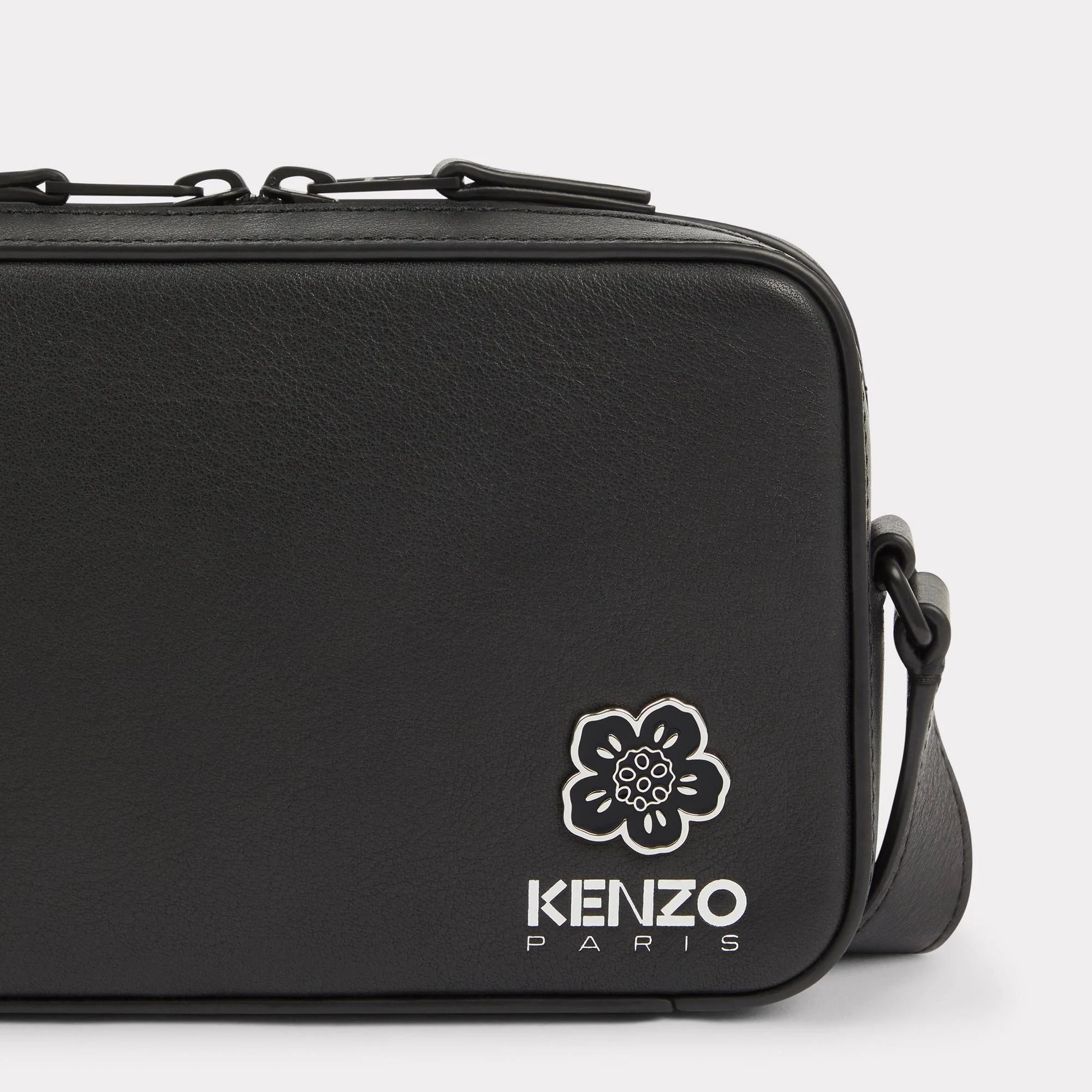  Túi Nam Kenzo Boke Flower Crest Leather 'Black' 