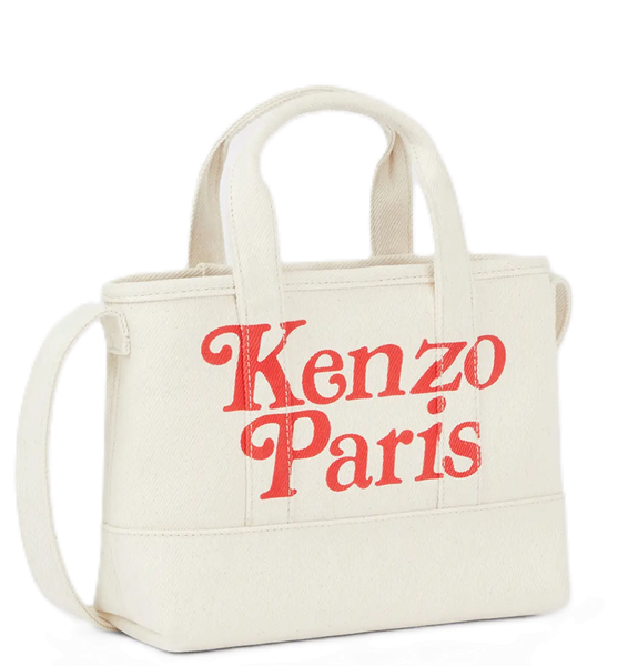  Túi Nữ Kenzo Small Utility Canvas Tote Bag 'White' 