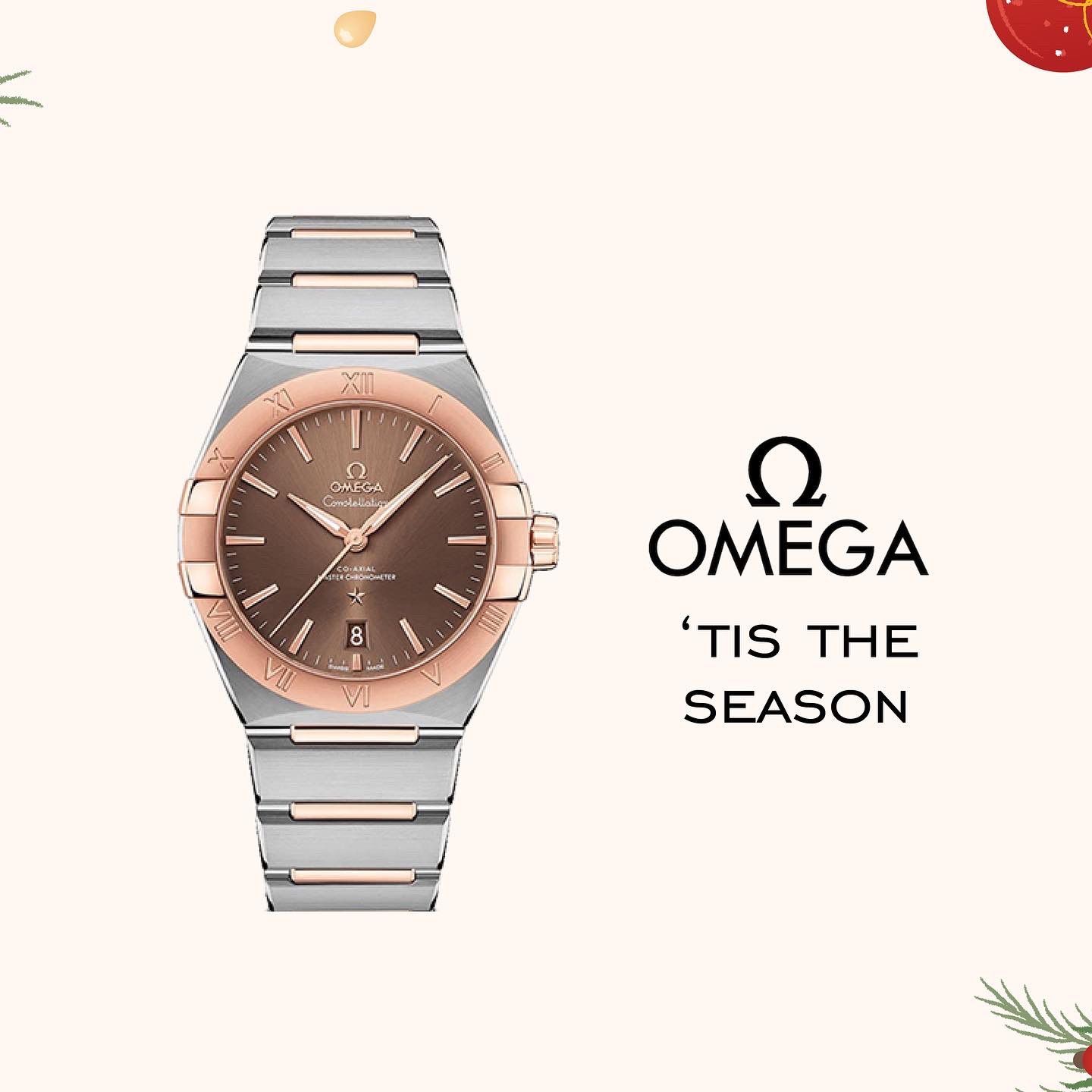  Đồng Hồ Omega Constellation Automatic Brown Dial 