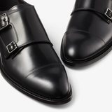 Giày Jimmy Choo Nam Finnion Monkstrap 'Black' 
