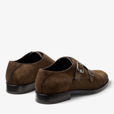  Giày Jimmy Choo Nam Finnion Monkstrap 'Brown' 